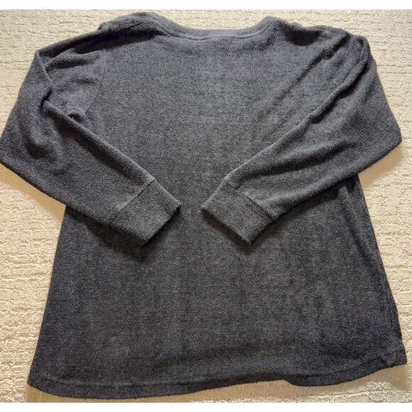 Royce Brand Christmas Tree Merry & Bright Top Dark Gray Long Sleeve Size L - Picture 7 of 7